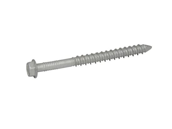 5/16 x 3 1/4 Silver Hex Concrete Screw Silver